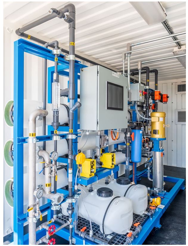 Containerized RO System for Gas Processing Plant in Texas